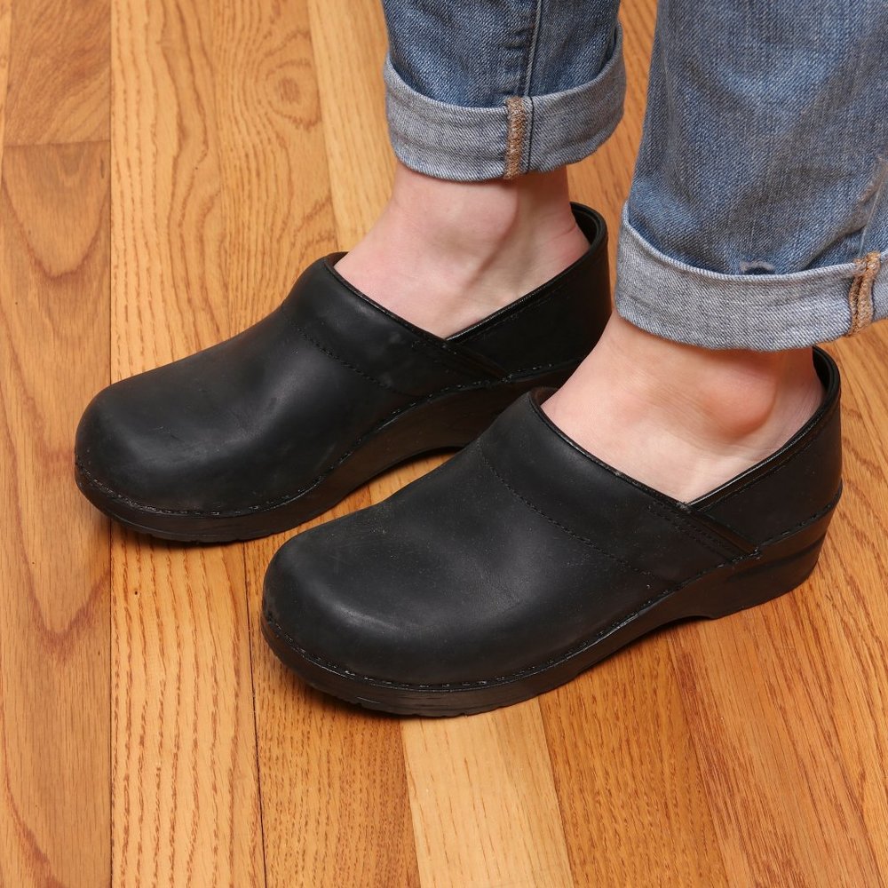 Dansko Black clogs